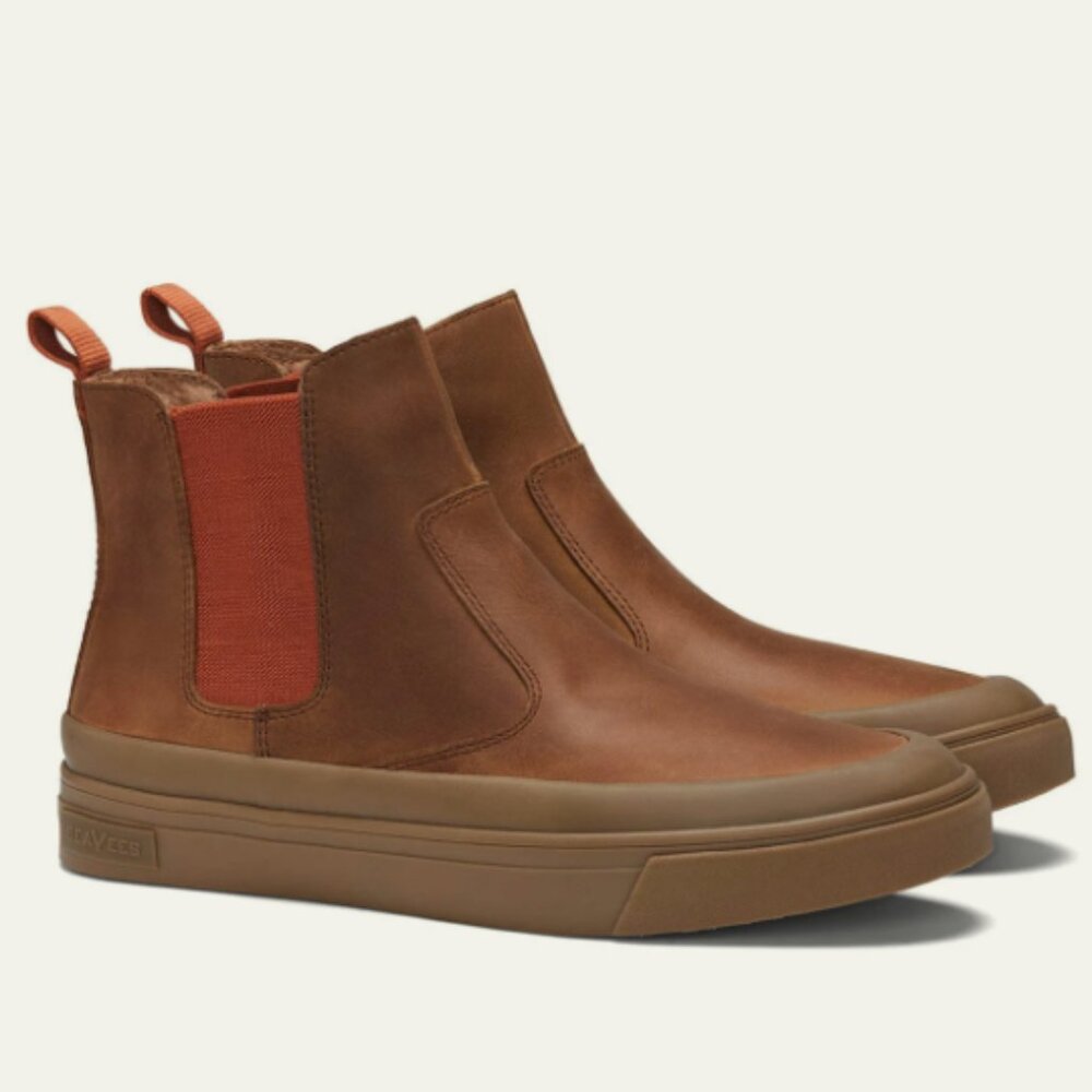 SeaVees Brown Leather Chelsea Boots